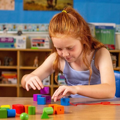 Stages Learning Materials Language Builder® Stringing Beads, Classroom Set of 384