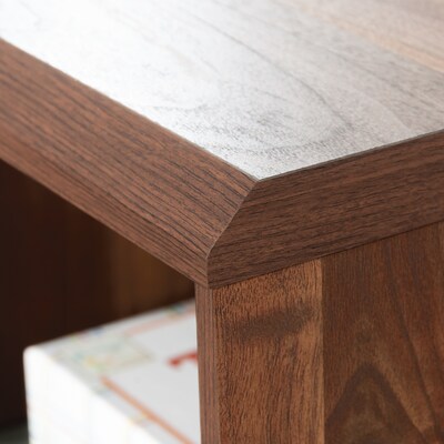 Sauder Willow Place 65"W L-Shaped Home Office Desk, Grand Walnut (433812)