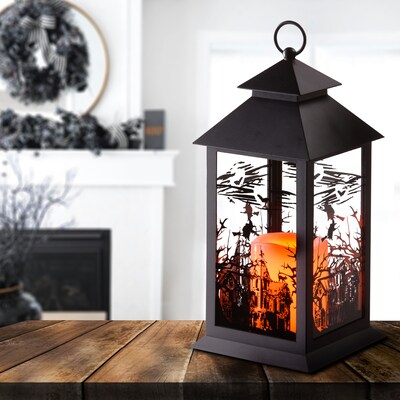 National Tree Company 12 Halloween Lantern with Candle (RAH-17C038C-1)