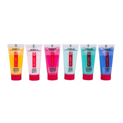 Talens Art Creation Acrylic Paint, Assorted Colors, 12mL, 6/Set, 3 Sets/Bundle (TLN9021863M-3)