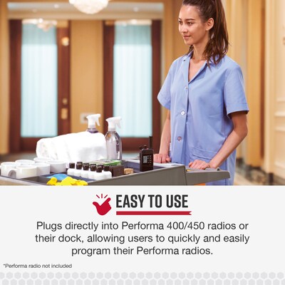 Cobra USB-C to USB-A Cable for Cobra® Performa Business & TrailBlazer GMRS Handheld Radios, Black (0010081-1)