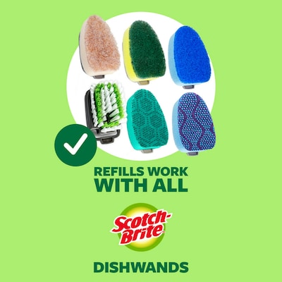 Scotch-Brite Scrub Dots Non-Scratch Dishwand, Blue/Purple (690-4)