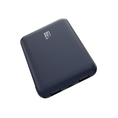 LAX 6600mAh Power Bank with USB-C & USB, Black (RC66BK)
