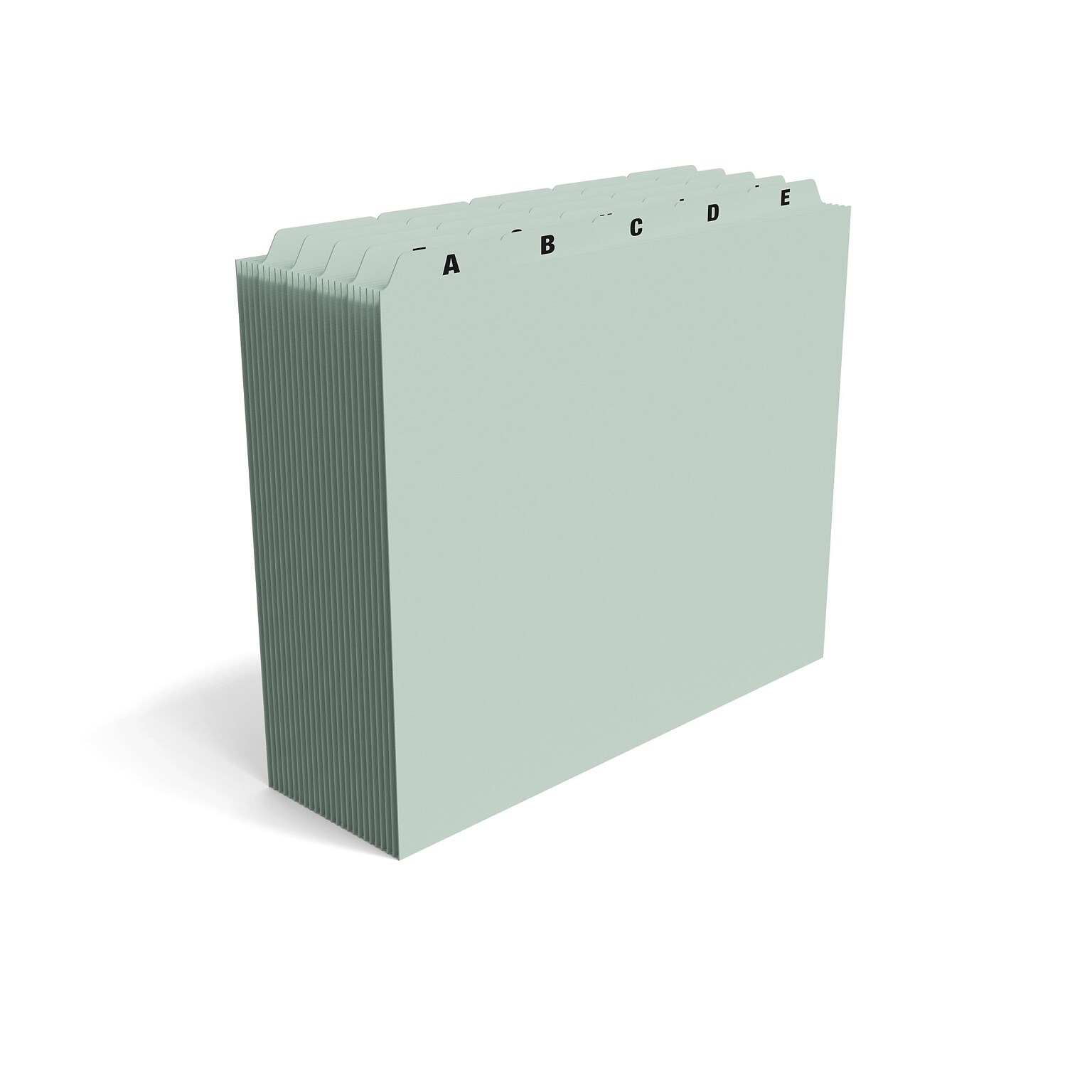 Staples® A-Z Index File Guide, Letter, Light Green, 25/Set (TR118273)