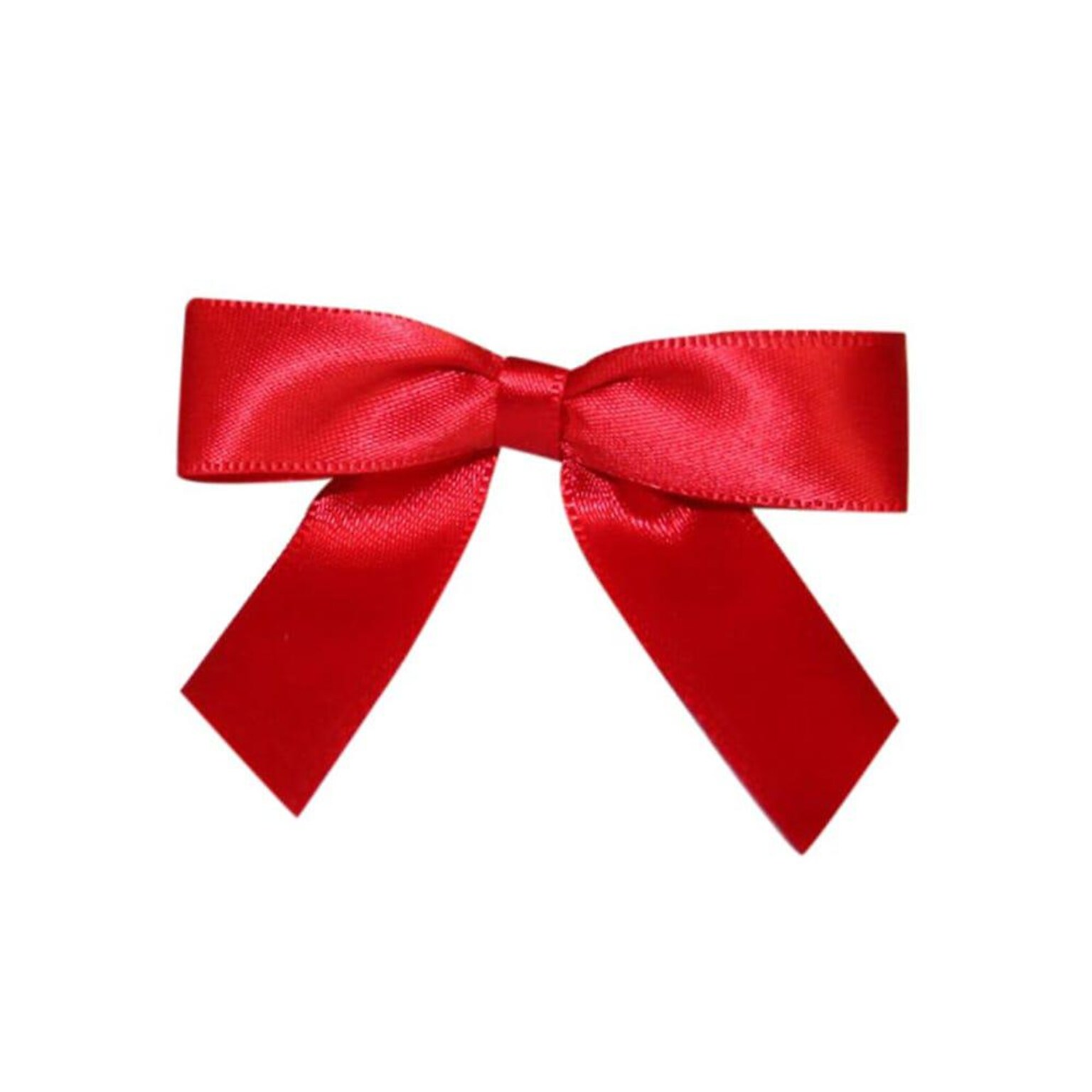JAM Paper Ribbon Bows, Red, 100/Pack (52640349176)
