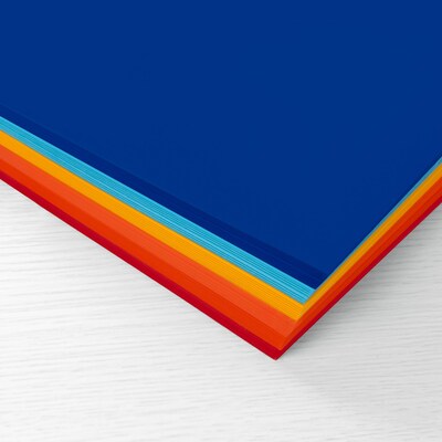 Astrobrights 65 lb. Cardstock Paper, 8.5" x 11", Cherry Blaze Assortment, 102 Sheets (91762)