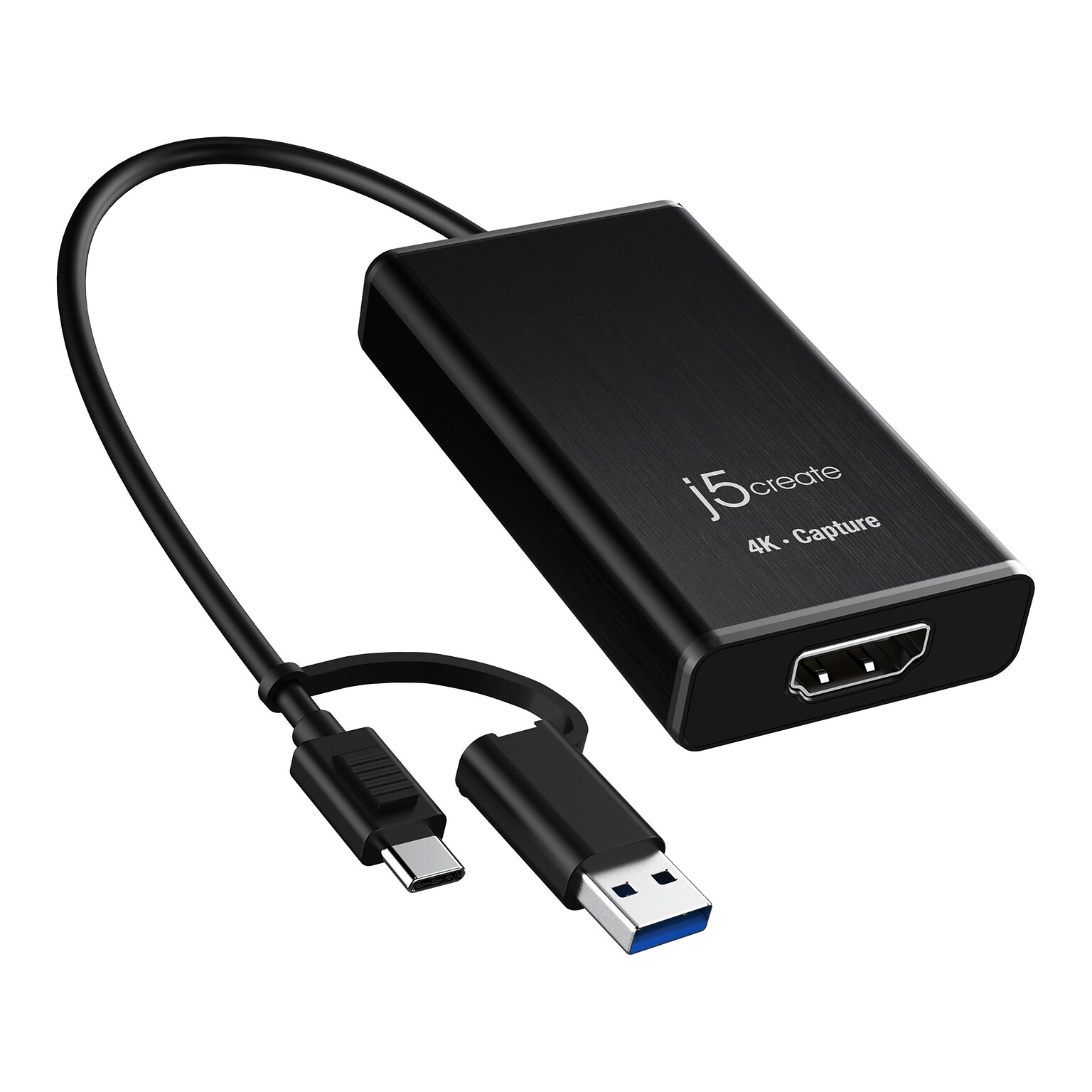 j5create USB Type-C to HDMI Video Adapter, Male to Female, Black (JVA11)