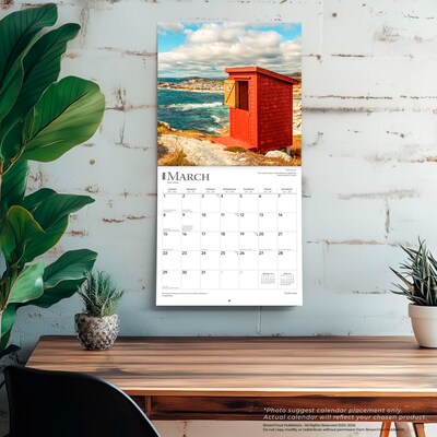 2026 BrownTrout Outhouses 12" x 12" Monthly Wall Calendar (9798330705030)