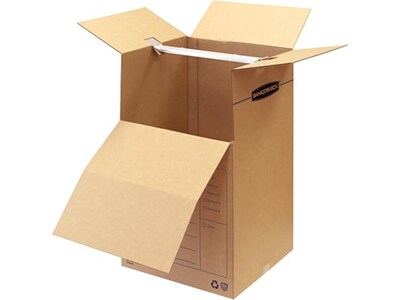 Bankers Box SmoothMove 20.38 x 34.5 x 20.38 Wardrobe Box, Kraft, 3/Carton (7710902)