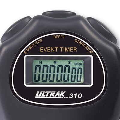 ULTRAK 310 10-Hour Silent Stopwatch, Black (CEI310BLK)