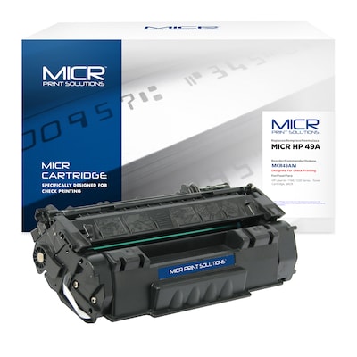 MICR Print Solutions Compatible Black Standard Yield Toner Cartridge Replacement for HP 49A
