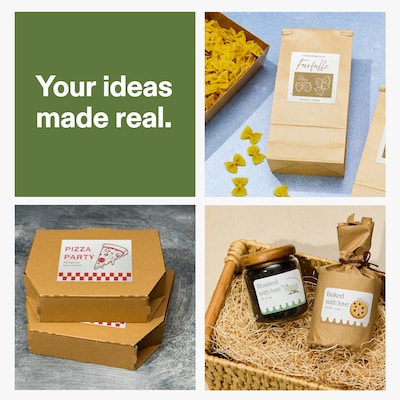 Avery Hemp Rectangle Laser/Inkjet Multipurpose Labels, 2" x 3-1/2", Off-White (64/Pack)