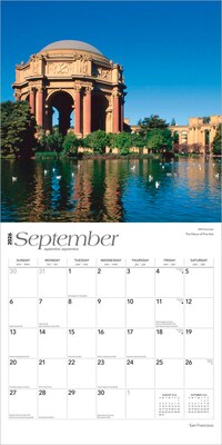 2026 BrownTrout San Francisco 12" x 12" Monthly Wall Calendar (9798330705429)