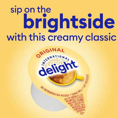 International Delight Singles Original Liquid Creamer, 0.30 oz., 180/Carton (209767)