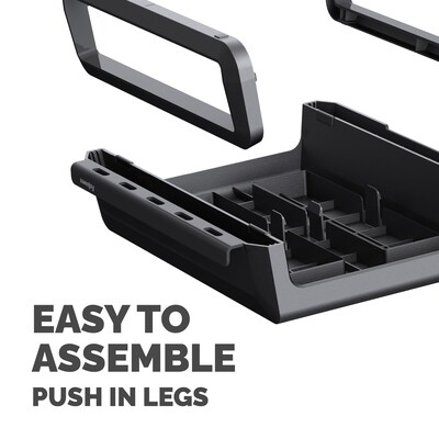 Fellowes Breyta Collection Adjustable Monitor Stand, Black (100098502)