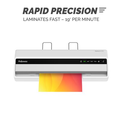 Fellowes Saturn 125 Thermal & Cold Laminator, 12.5" Width, White (5736601)