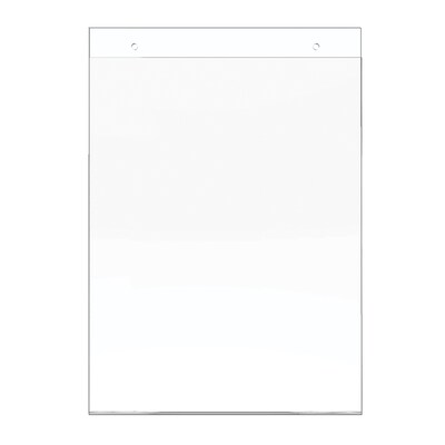 Deflect-O Image Document Holder, 8.5" x 11", Vertical, Wall Mounted, Clear Plastic (DEF68201)