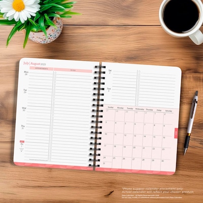 2025-2026 Plato Busy Bees 6" x 7.75" Academic Year Weekly Planner, Multicolored (9798330700097)