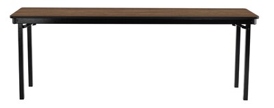 National Public Seating MSFT Series 18 x 96 Laminate Folding Table, Pinnacle Walnut (MSFT1896MDPEP