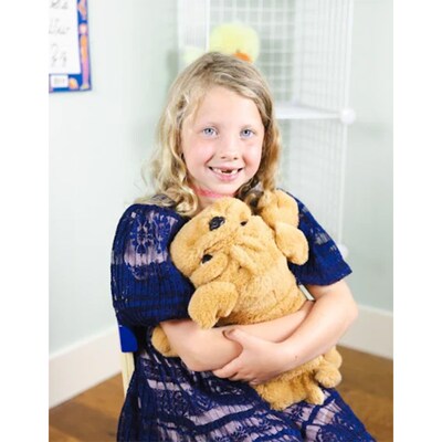 Bouncyband Happy Hugs Sensory Weighted Plush Bulldog (BBALPBD)