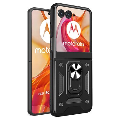 SaharaCase Raider Series Kickstand Case for Motorola Razr (2024), Scorpion Black (CP00624)