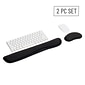 Mind Reader Memory Foam Gaming Ergonomic Keyboard and Mouse Wrist Rest Set, Black (WRESTGEL-BLK)