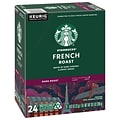 Starbucks French Roast Coffee, Keurig® K-Cup® Pods, Dark Roast, 24/Box (9737)