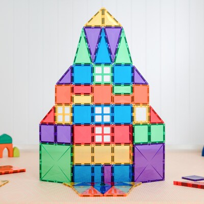 Connetix Magnetic Tiles Rainbow Creative Pack, 102 Pieces (CNTR00102CR)