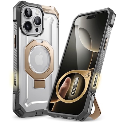 SUPCASE Unicorn Beetle Grip MagSafe Case for iPhone 16 Pro Max, Shock Absorbing, Desert Gold (SUP-iPhone2024Max-UBGrip-Desert/G