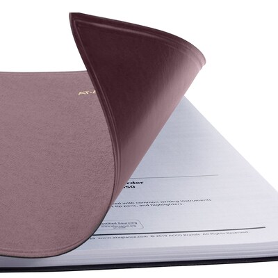 2026 AT-A-GLANCE 8.25" x 11" Weekly Appointment Book Planner, Faux Leather Cover, Wine Stone (70-950-50-26)