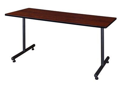 Regency Kobe 60 x 30 Metal and Wood Training Table, Cherry (MKTRCT6030CH)