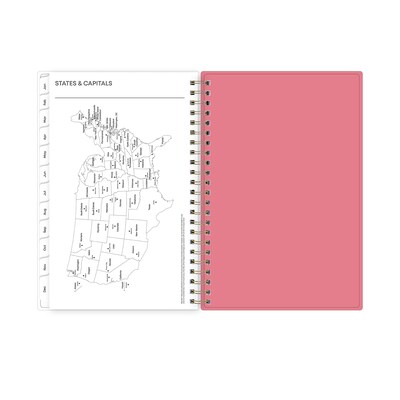 2026 Blue Sky Fly By 5" x 8"  Weekly & Monthly Planner, Plastic Cover, Multicolored (140196-26)