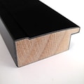 Amanti Art Small Nero Black 22W x 16H Framed Cork Board (DSW3908079)