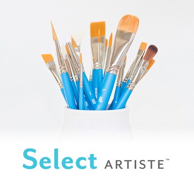 Princeton Select Artiste Mixed Media Synthetic Variety Brush Set No. 4, 3/Set, 3 Sets/Bundle (PBXP3750SET104-3)