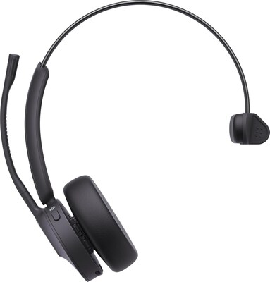 Yealink WH64 Hybrid Mono Wireless Noise Canceling Bluetooth Headset, USB-C, MS Certified (1208687)