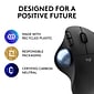 Logitech M575 Ergonomic Wireless Trackball USB Mouse, Black (910-005869)