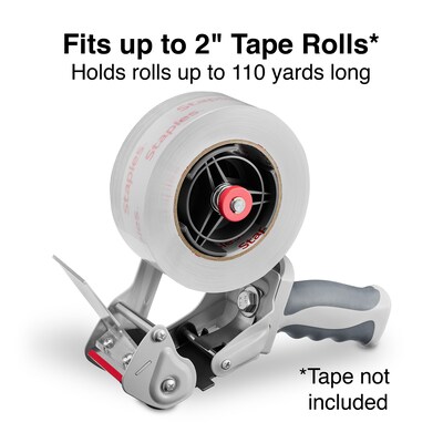 Staples Heavy Duty 2" Handheld Packing Tape Dispenser, Dark Gray (ST56469-CC)