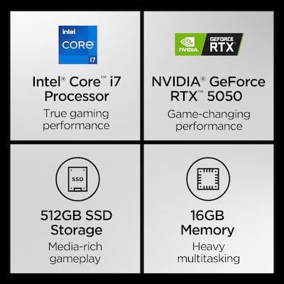 Lenovo Legion 5i 15.6 FHD OLED Gaming Laptop, Nvidia GeForce RTX 5050, Intel Core i7-14700HX, 16GB RAM, 512GB SSD, Windows 11