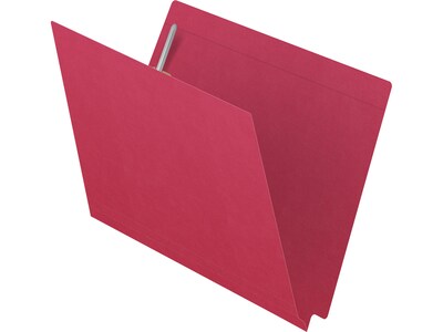 Medical Arts Press Kardex Match Reinforced End Tab File Folder, Straight Cut, Letter Size, Red, 50/Box (S-09484-RED)