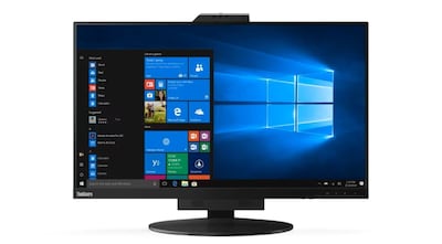 Lenovo ThinkCentre TIO27 27” QHD IPS 60Hz WLED Monitor, Adjustable Height, Black (11JHRAR1UZ)