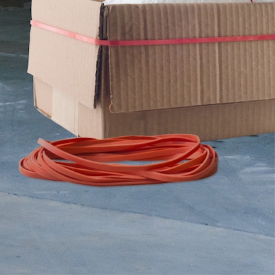 Alliance Red Packer Oversized #69 Rubber Bands, 6 x 1/4, Red, 140/Pack (96695)