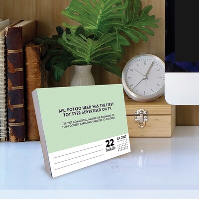 2027 Willow Creek Daily Desk Calendar of Unusual Knowledge 5.4" x 6.2" Day-to-Day Calendar (64986)