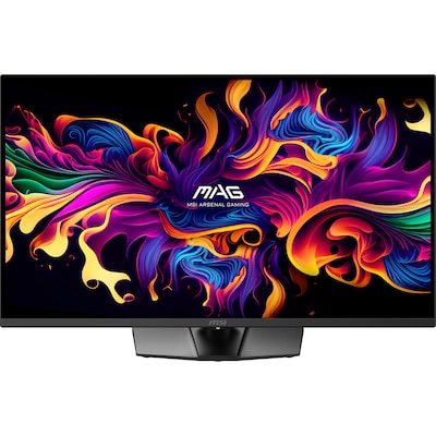 MSI MAG 31.5" 4K UHD QD 165Hz OLED, G-Sync Compatible Gaming Monitor, HDR, Height Adjustable, Black (MAG322UPQDOLEDE16)