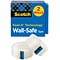 Scotch Wall-Safe Transparent Clear Tape Refill, 0.75 x 22.22 yds., 1 Core, 2 Rolls/Pack (813S2)