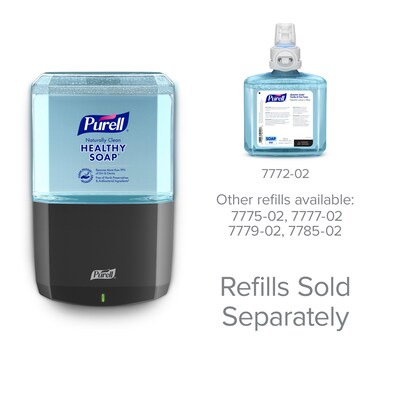 PURELL HEALTHY SOAP ES8 Automatic Wall Mounted Hand Soap Dispenser, Black (7734-01)