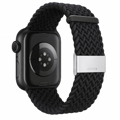 LAX Nylon Braided Band for Apple Watch, Black