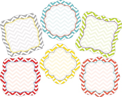 Barker Creek Chevron Beautiful Designer Bulletin Board Set (BCP-3581)