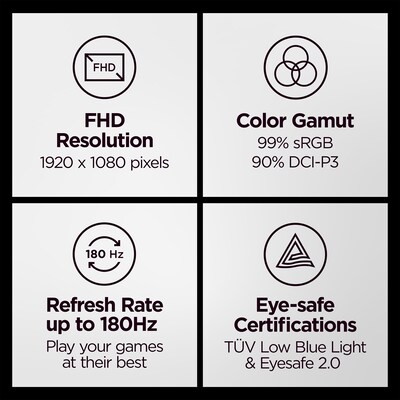 Lenovo Legion R27i-30 27 FHD 165Hz WLED AMD FreeSync Gaming Monitor, Built-In Speakers, Black (67B5