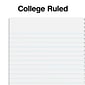Staples 1-Subject Notebook, 5" x 7.75", College Ruled, 80 Sheets, Assorted Colors, 3/Pack (TR11670)