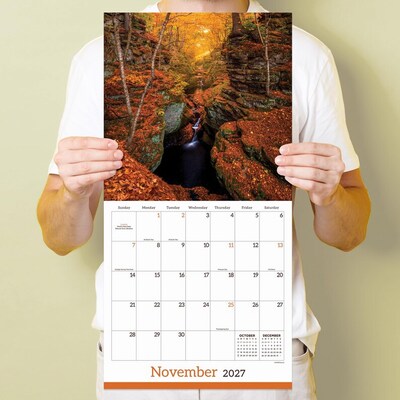 2027 TF Publishing Wisconsin 12" x 12" Monthly Wall Calendar, Multicolored (27-1041)